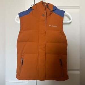 Columbia Orange and Blue Puffer Vest